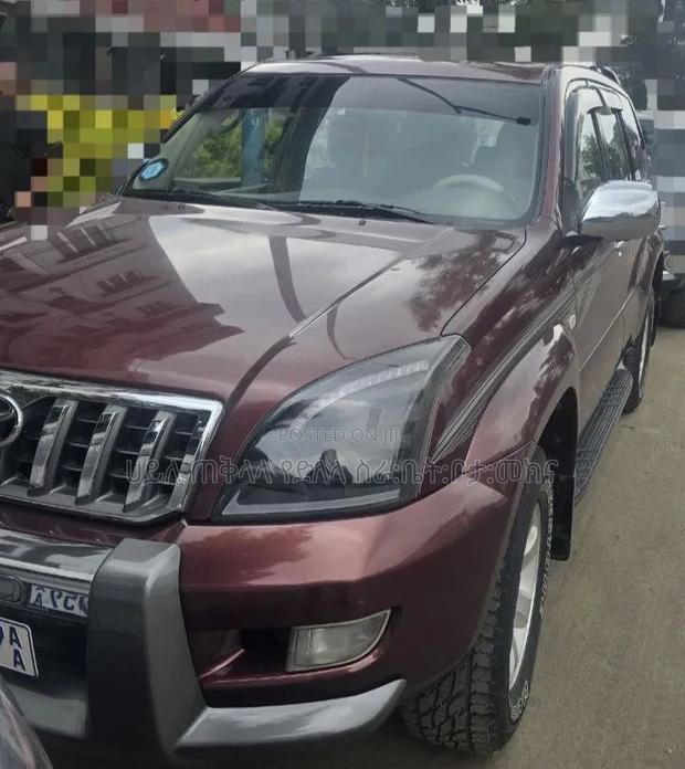 Toyota Land Cruiser Prado 2008 Burgundy
