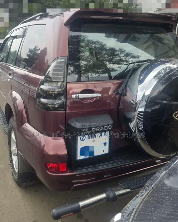 Toyota Land Cruiser Prado 2008 Burgundy