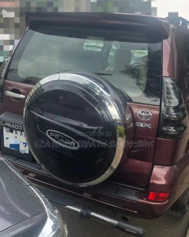 Toyota Land Cruiser Prado 2008 Burgundy