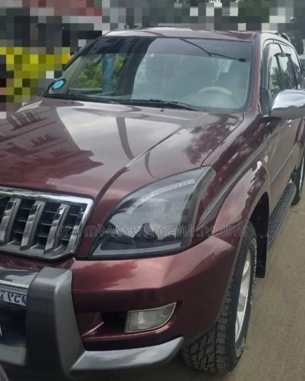 Toyota Land Cruiser Prado 2008 Burgundy