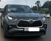 Toyota Highlander Hybrid 2022 Gray for sale