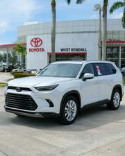 New Toyota Grand Highlander Platinum 2025 White for sale