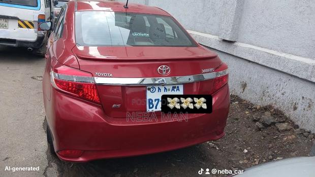 Toyota Yaris 2014 Red