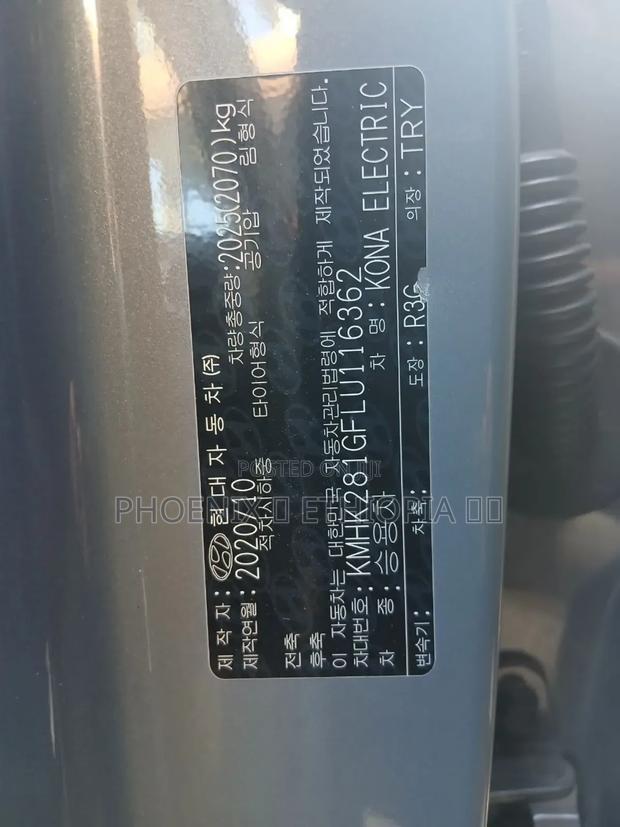 Hyundai Kona EV 2020 Gray