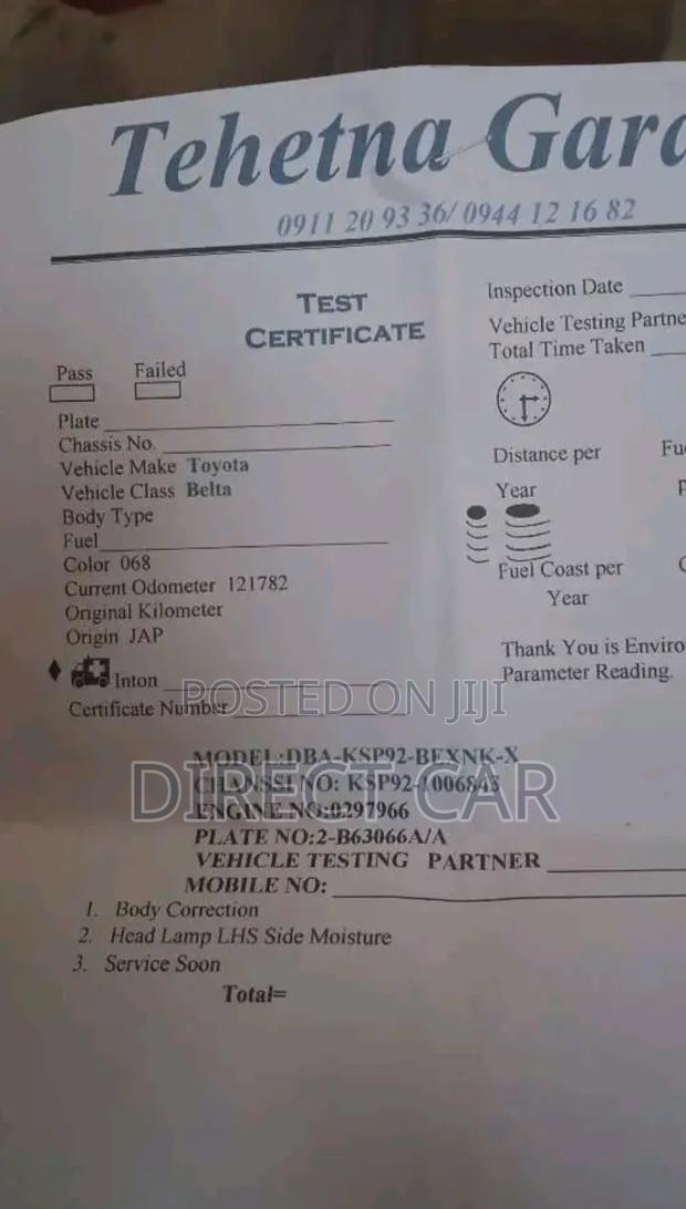 Toyota Yaris 2007 Silver