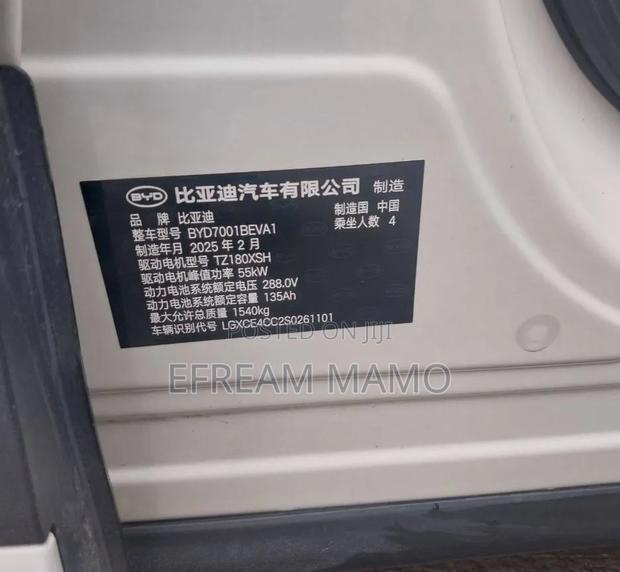 BYD Seagull 2025 White