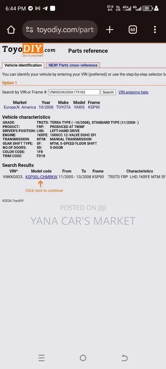 Toyota Yaris 2009 Gray