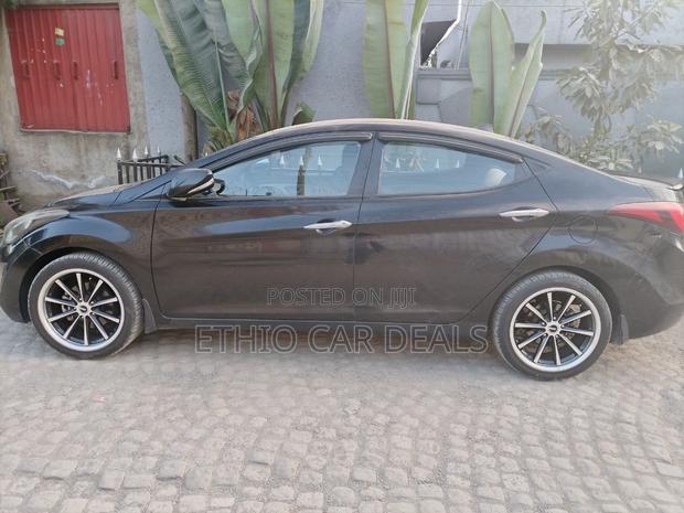 Hyundai Elantra 2013 Matt Black