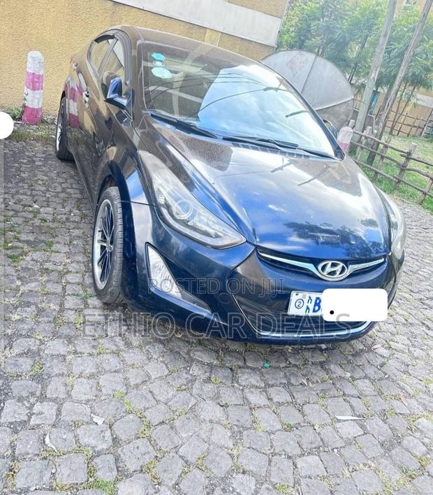Hyundai Elantra 2013 Matt Black