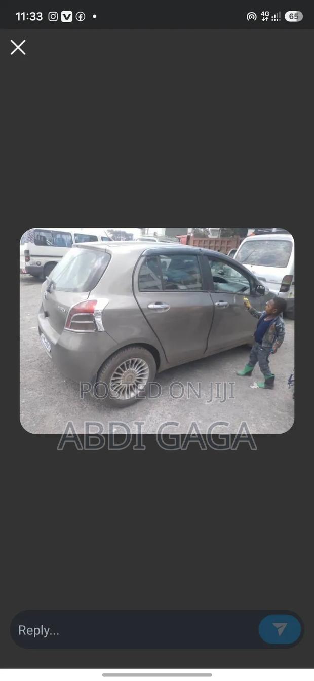 Toyota Yaris 2007 Gray