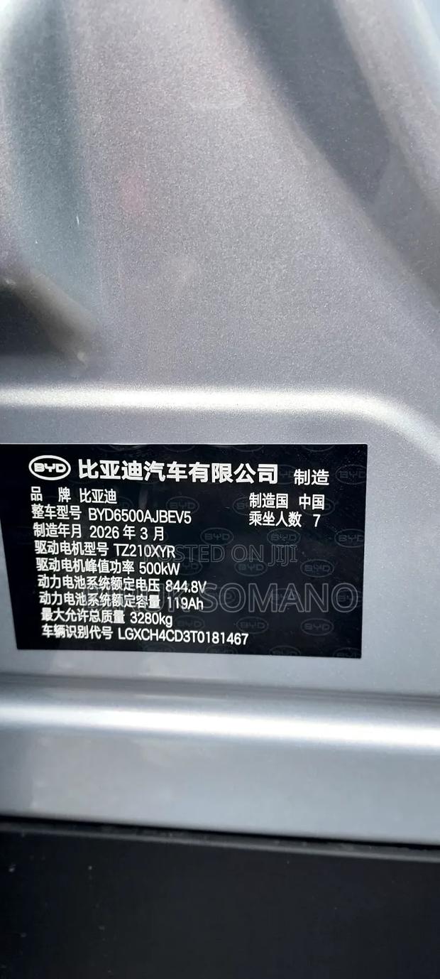 New BYD Tang EV 2025 Silver