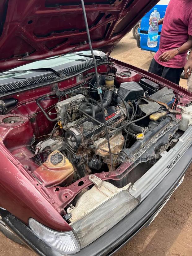 Toyota Corolla II 1.3 FWD 1991 Burgundy