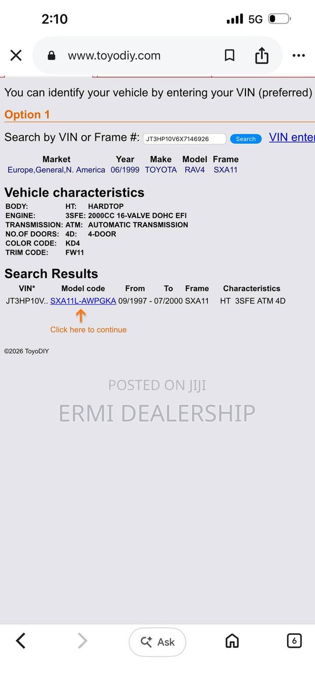 Toyota Corolla 1999 Green