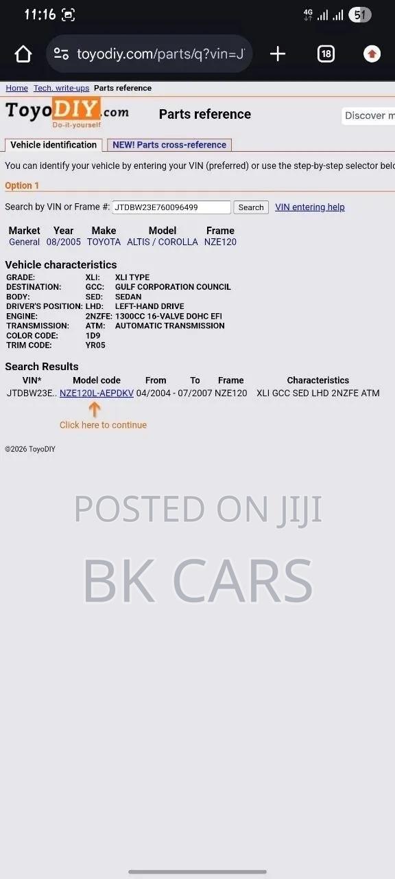 Toyota Corolla 2006