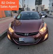 Hyundai Avante 2013 Burgundy for sale