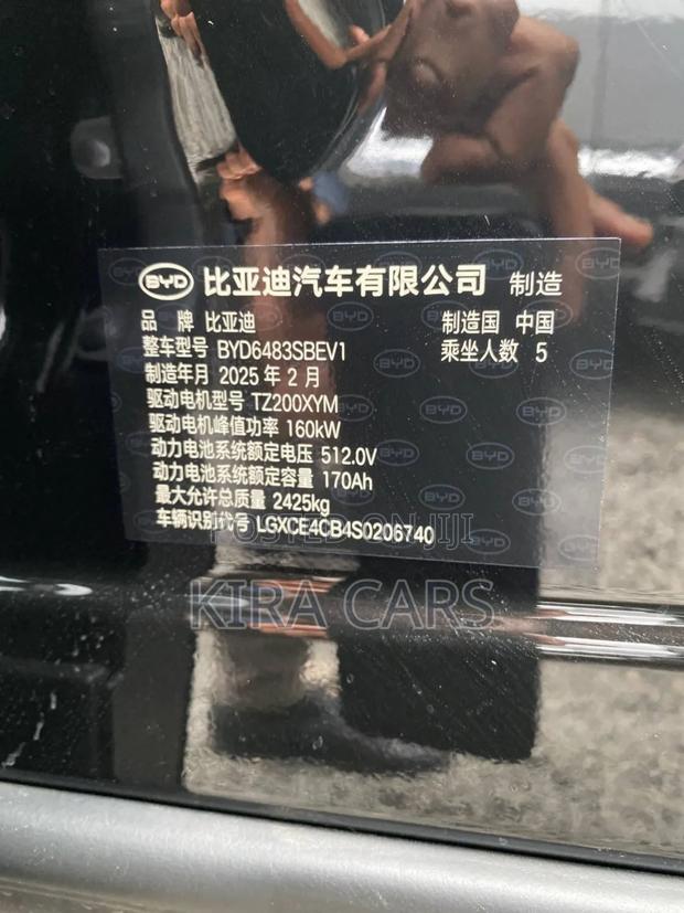 New BYD Song Plus 2025 Black