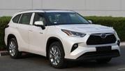 New Toyota Highlander Hybrid 2024 Off white for sale